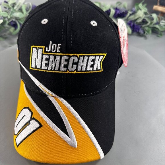 Joe Nemechek NASCAR Cap Men Hat Graphic Knit Tee Shirt Sportswear Fan Signed - Picture 2 of 16